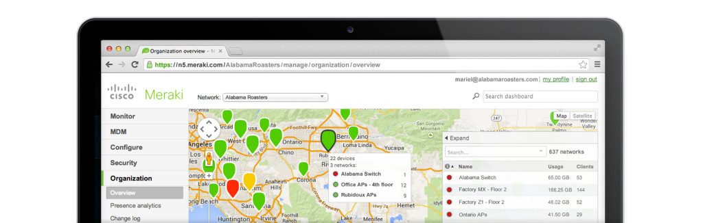 meraki dashboard